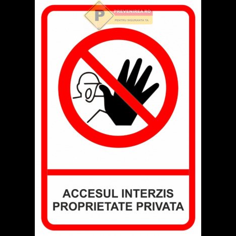 Indicator special pentru proprietati private